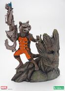 Groot Rocket bust 2