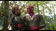 Captain America & Vision (Infinity War BTS)