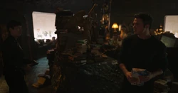 Druig et  échangent des objets