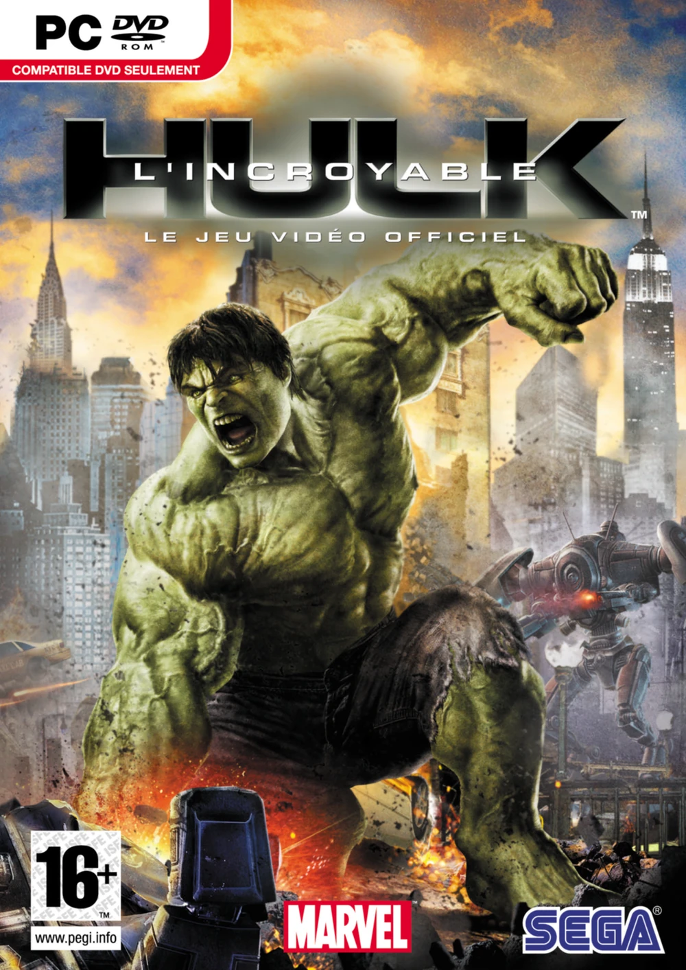 L'Incroyable Hulk - Le Jeu Vidéo Officiel - Sony PS2 - Rare - Édition France