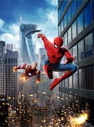 SMH Spider-Man and Iron Man Poster