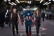 Hawkeye, Captain America & Black Widow