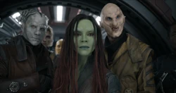 Gamora arrive sur le 