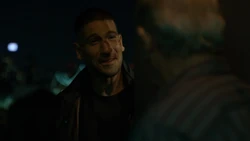 Castle parlant avec Jerry et le distrayant