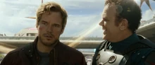 Star-Lord est arrêté par Rhomann Dey