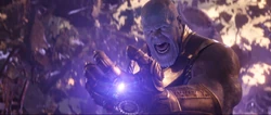 Thanos déchaine ses pouvoirs