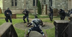 Captain America se prépare à combattre SERPENT