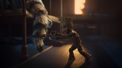 Groot coupe les cheveux de 