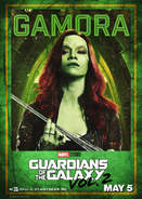 Gamora GOTG2 Poster