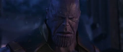 Thanos pleure 