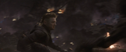 Hawkeye in battle of Earth