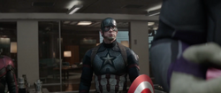 Captain America se prépare au claquement de doigts