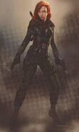 Avengers Infinity War Black Widow concept art 1