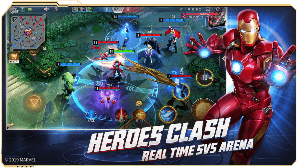 marvel super war персонажи