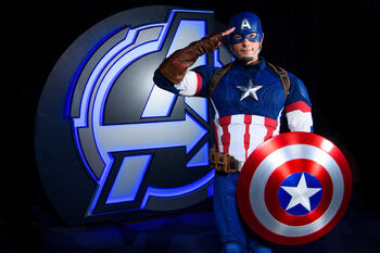 Avengers Campus Captain America
