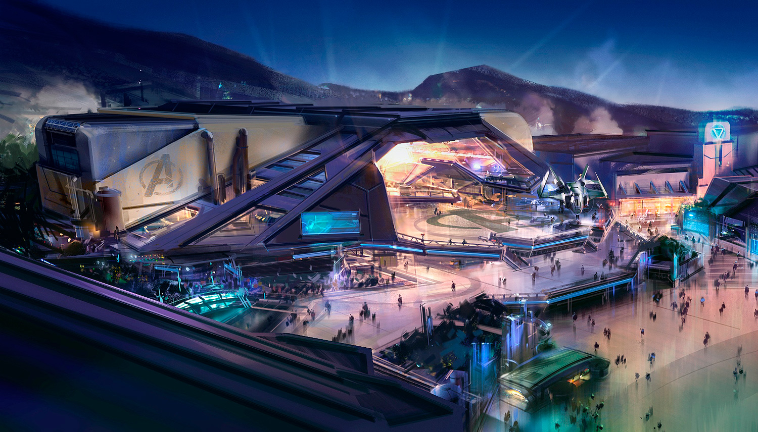 Avengers Quinjet Concept Art