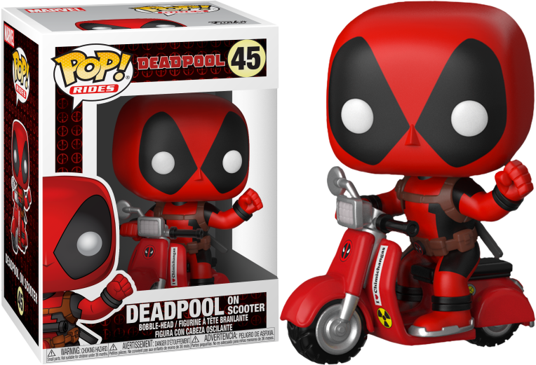 Funko POP Marvel Deadpool & Scooter Red
