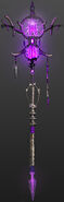 A staff which Krylla once used, but an ancient jewel Elvira found was implemented into it, enhancing its power.