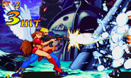 Michelle Heart as an assist character in Marvel vs. Capcom