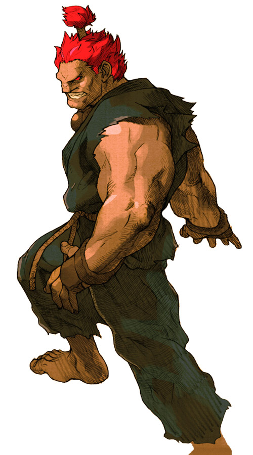 Did Capcom accidentally show off an early version of Akuma's model