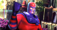 Magneto's victory pose from Marvel vs. Cacpom 3