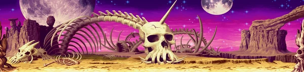 Escenario de Shuma-Gorath en Marvel Super Heroes.