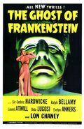 The Ghost of Frankenstein movie poster