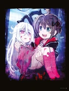 Little Mermaid in Massacre Mode being carried by Red Riding Hood