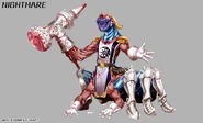 Concept art of the G. Nightmare