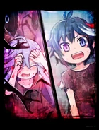 Otsuu driving off the Marchens attacking Little Mermaid