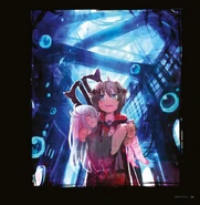 Red Riding Hood lost with Little Mermaid in the Aquarium Ruins