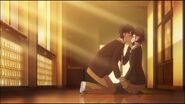 Beso de Aki y Masamune
