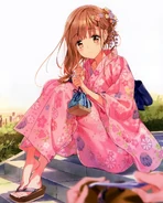 Neko in a kimono