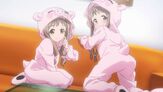 Haruka y Kinue vestidas conejitas