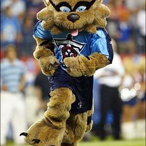 Tennessee Titans mascot T-Rac Over the Years