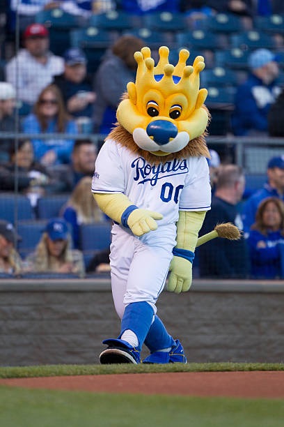 Sluggerrr Kansas City Royals Mascot Mini Bighead Bobblehead in 2023