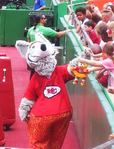 Why is the Kansas City Chiefs Mascot a Wolf?