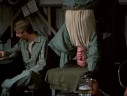 Spalding on his head and wanting to stay this way until the nurses return in "There Is Nothing Like a Nurse".