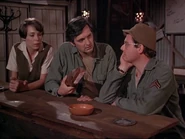 Mitchell-Baker-Payday.jpg (38 KB) The last Bobbie Mitchell Baker, and also the last Baker of Season 3 here in "Payday". Note she has the same vest as in "House Arrest". Radar has just told Hawkeye his $3000 of backpay has arrived. Baker says, "I think I love you!"