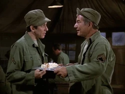 Peter Riegert (left) in one of two appearances as Igor. The other one is in "War of Nerves".