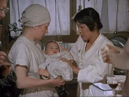 Steven assists the chaplain and the doctors at a bris ceremony in "Life With Father".