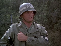 MP-hawkeye get your gun.png (561 KB) Richard Doyle as the M.P. He has a partner in the Jeep who is not credited.