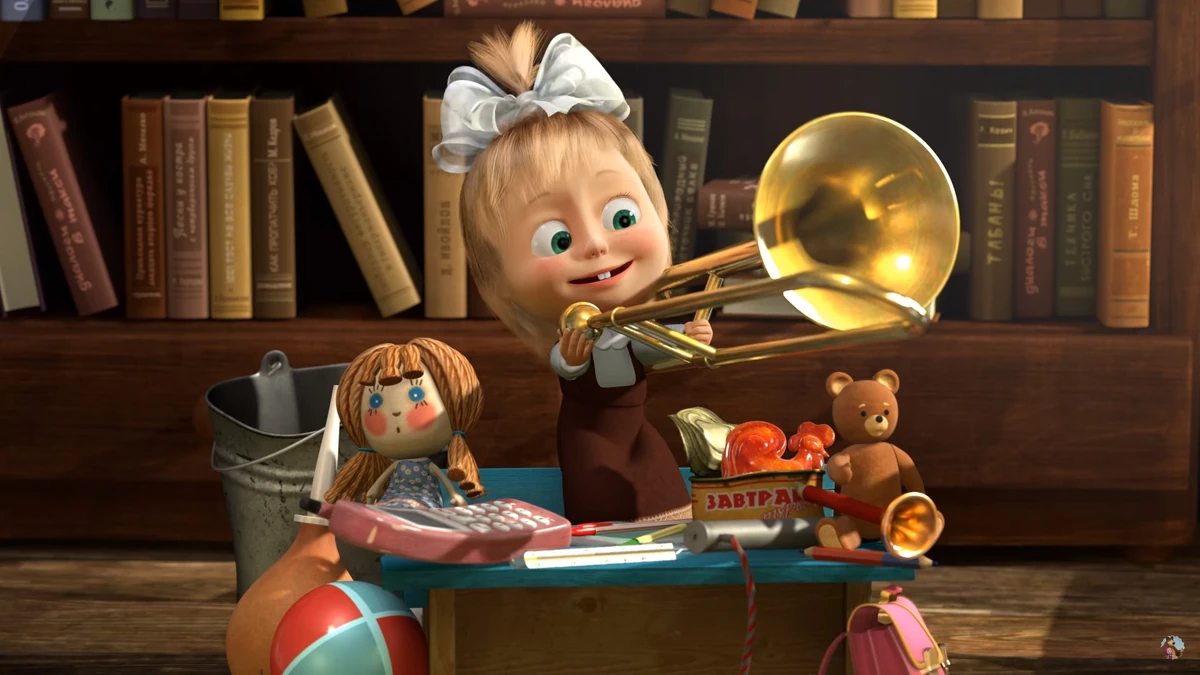 Маша и медведь. Маша и медведь 11 серия первый раз в первый класс. Маша и медведь 19 серия репетиция оркестра. Репетиция оркестра. На каком инструменте играла маша.