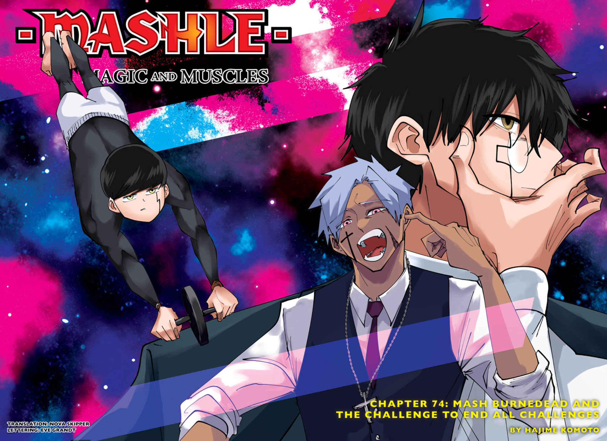 Mashle Anime New Key Visual! References chapter 2 Color page : r