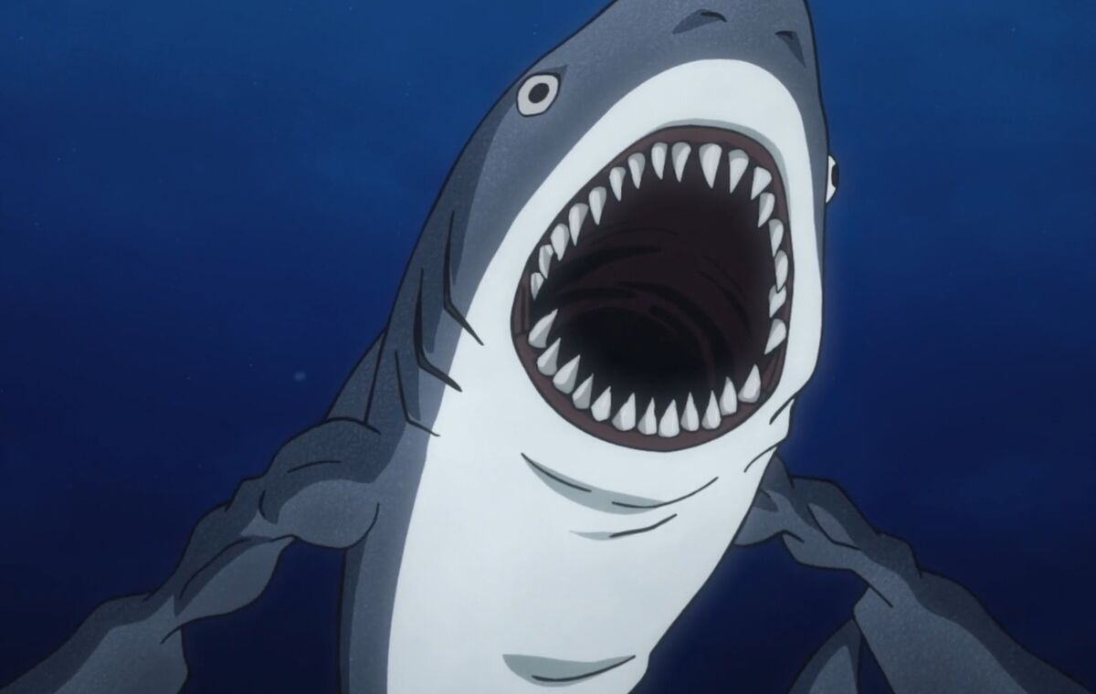 Anime cute shark Stickers | Unique Designs | Spreadshirt