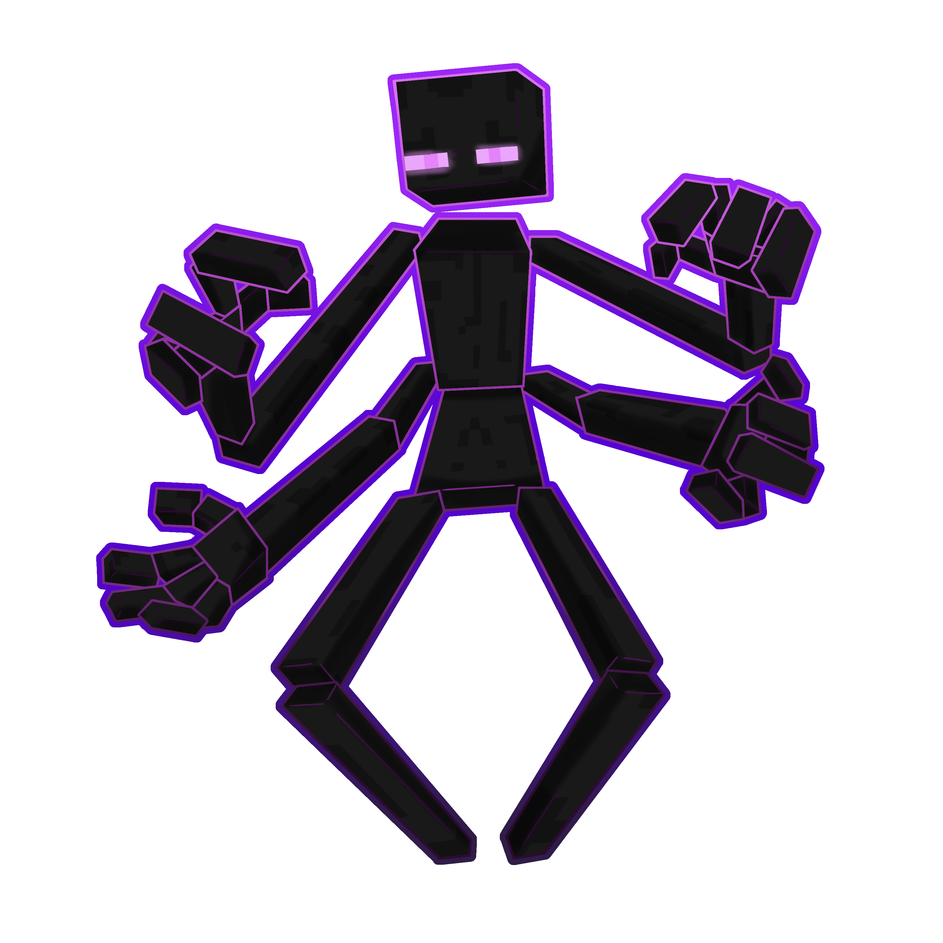 Minecraft Enderman by NightmaresDoComeTrue on DeviantArt