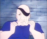 Disguising himself as Cliff Dagger (episode 34)