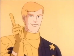Matt in Goliath suit