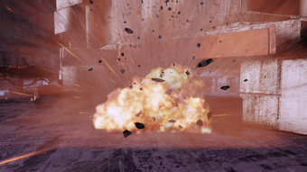 All that just to blow up something you probably could have climbed over...