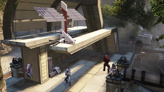 Some things in life are fragile, like the sat uplink. Others, like an angry krogan and a metal geth, aren't